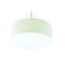 Afx Anton 19" LED Pendant - Satin Nickel Finish - Linen White Shade ANP1932LAJUDSN-LW - alternate 1